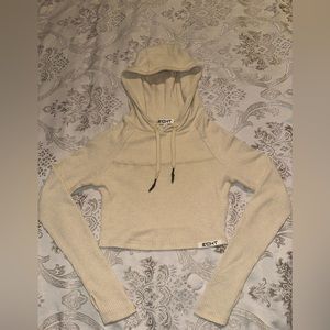 ECHT Small Cream Cropped Sweater Top